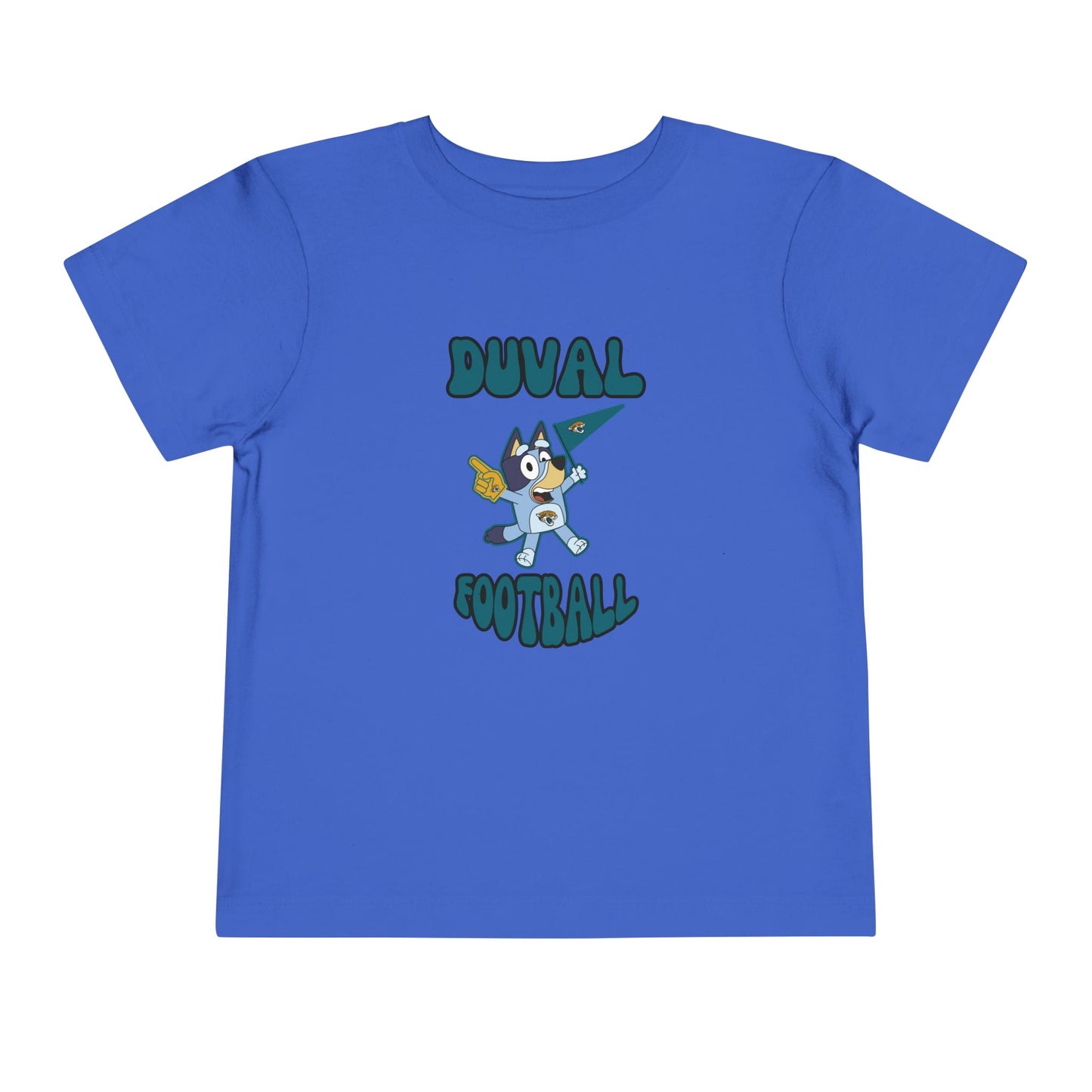 Toddler Bluey Design Jacksonville Jaguars Football -Inspired T-Shirt