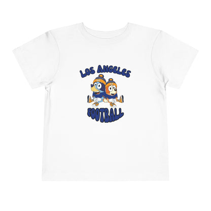 Toddler Bluey & Bingo Design Rams Football - Inspired T-Shirt