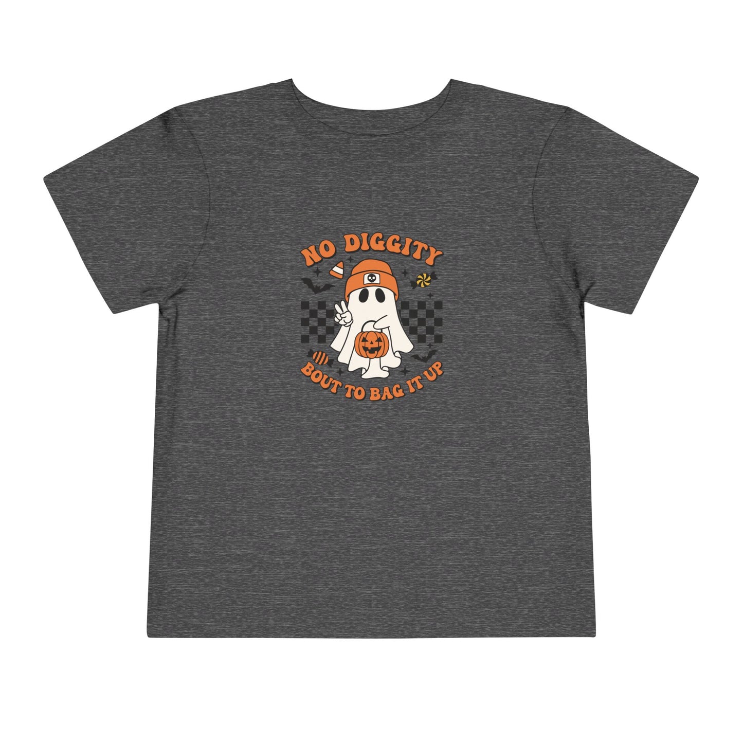 Toddler Halloween  No Diggity Bout To Bag It T-Shirt