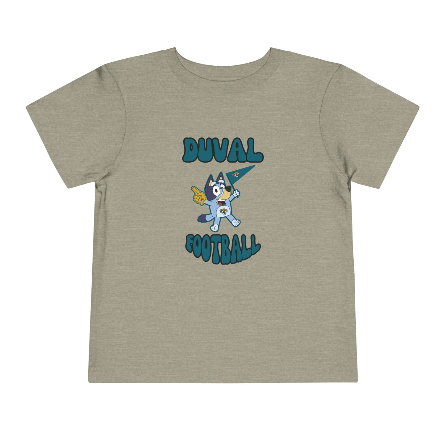 Toddler Bluey Design Jacksonville Jaguars Football -Inspired T-Shirt