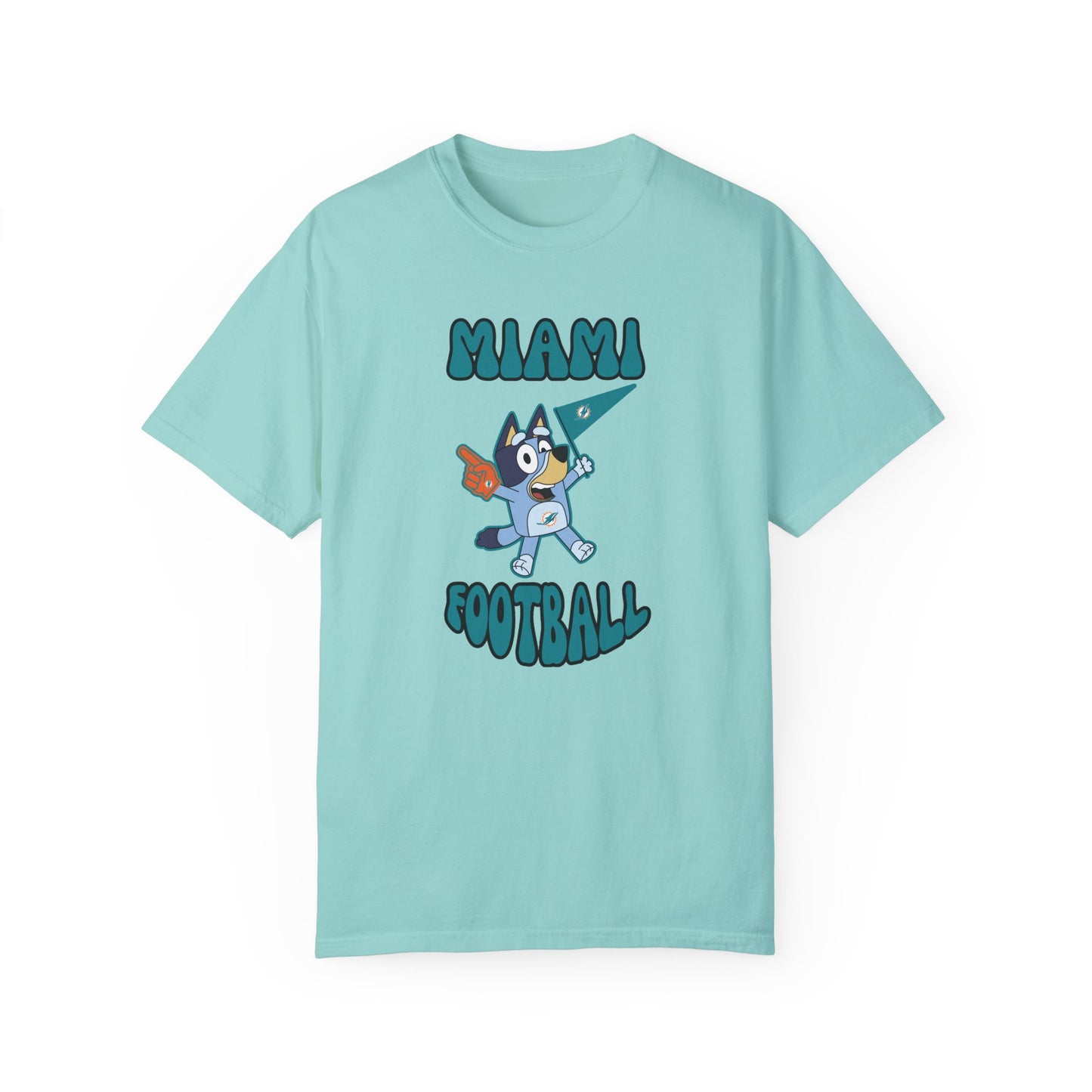 Unisex Bluey Design Miami Dolphins -Inspired T-Shirt