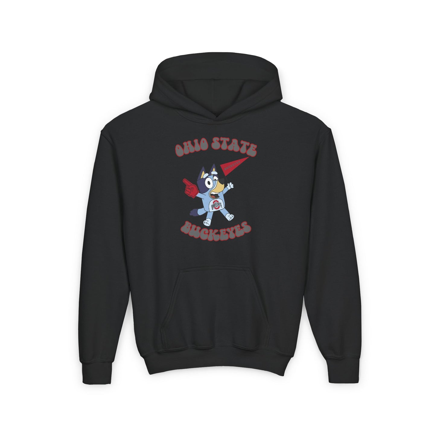 Customizable Bluey Youth College Team Design Hoodie - Choose Any College