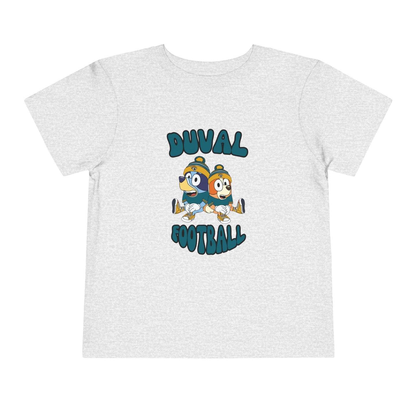 Toddler Bluey & Bingo Design Jaguars Football - Inspired T-Shirt