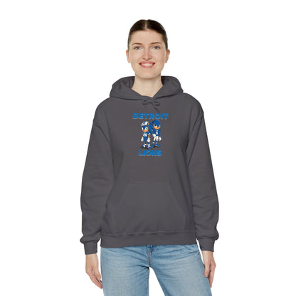 Sonic and Knuckles Jahmyr Gibbs and David Montgomery Detroit Lions Unisex Hoodie