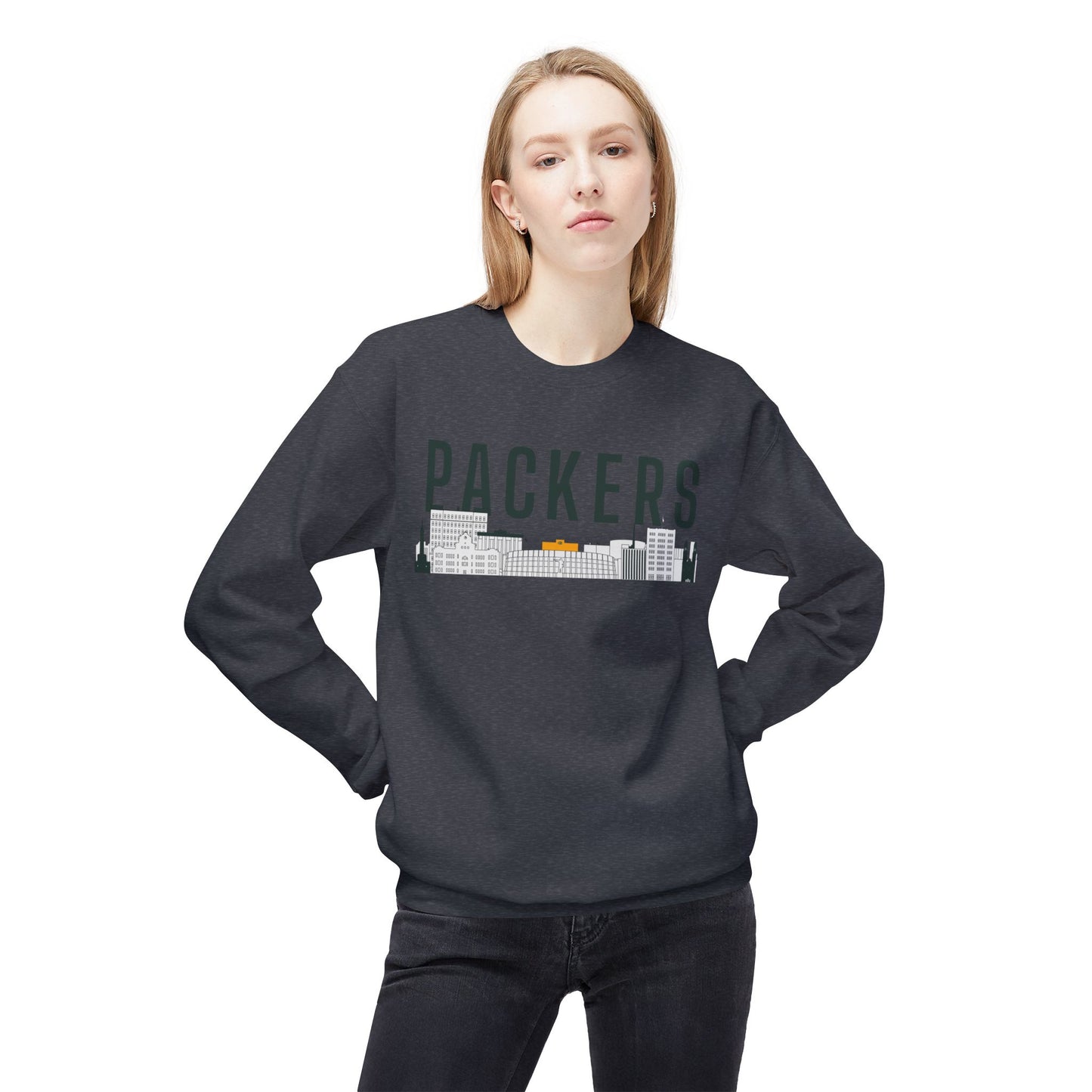 Unisex Green Bay Packers City Collection Crewneck Sweatshirt