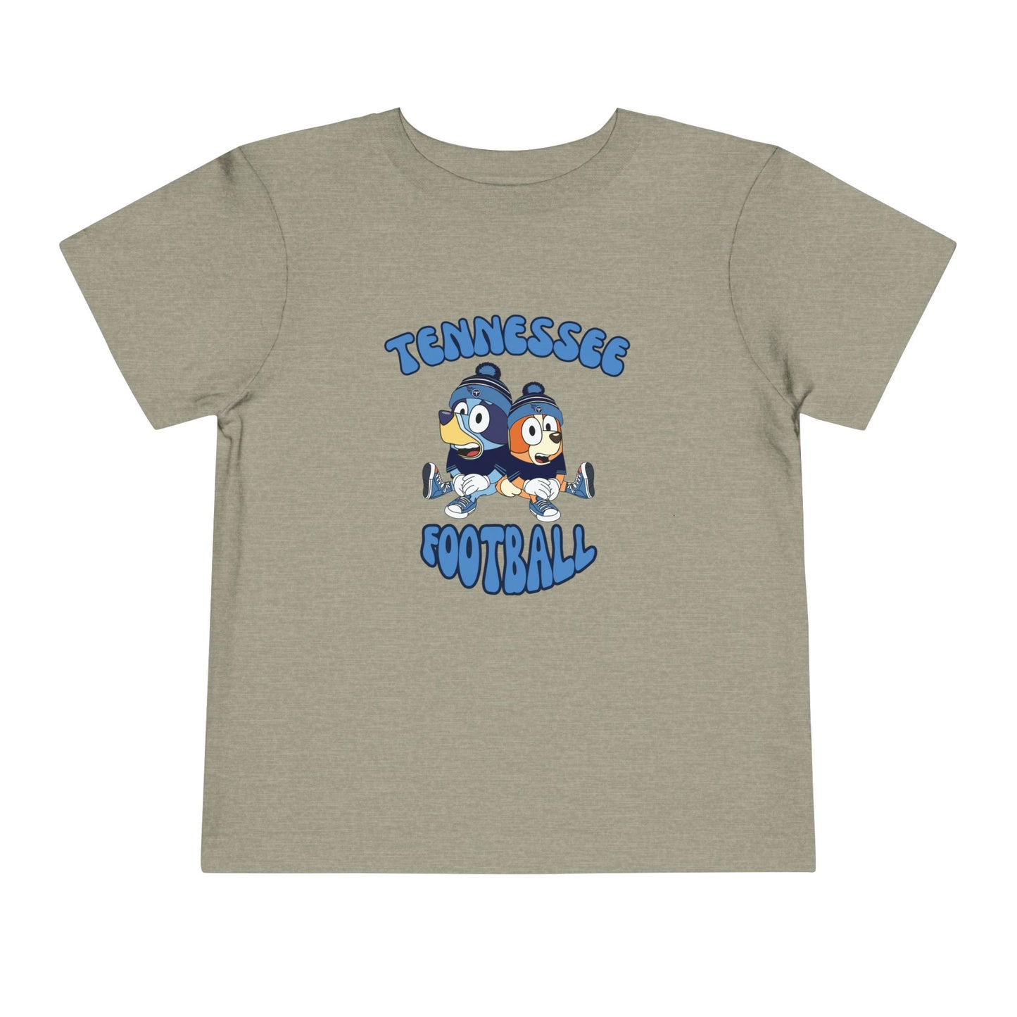 Toddler Bluey & Bingo Design Titans Football - Inspired T-Shirt