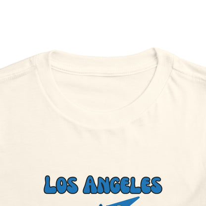 Toddler Bluey Design Las Angeles Chargers Football -Inspired T-Shirt