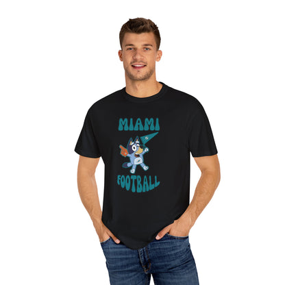 Unisex Bluey Design Miami Dolphins -Inspired T-Shirt