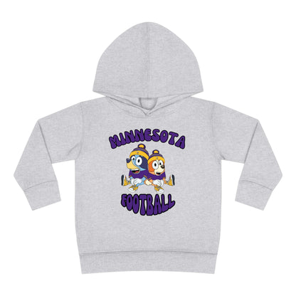 Toddler Bluey & Bingo Design Vikings Football - Inspired Pullover Fleece Hoodie