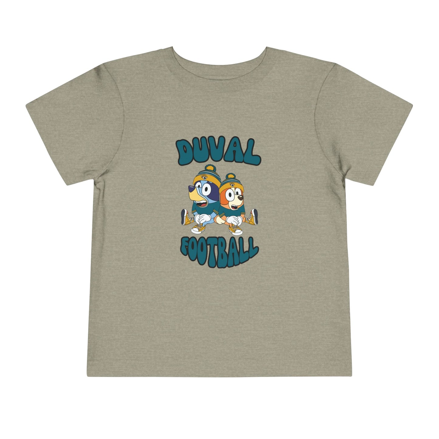 Toddler Bluey & Bingo Design Jaguars Football - Inspired T-Shirt