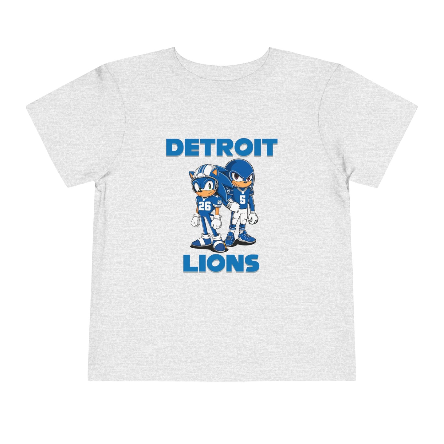 Toddler Tee Shirt - Sonic and Knuckles Jahmyr Gibbs and David Montgomery Detroit Lions