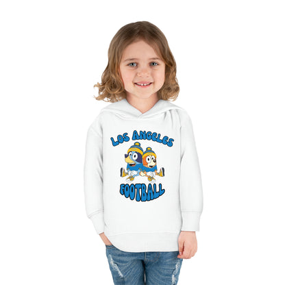 Toddler Bluey & Bingo Design Chargers Football - Inspired Pullover Fleece Hoodie