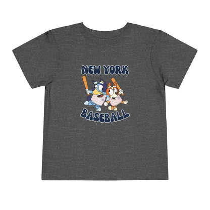 Toddler Bluey Design NY Yankees - Inspired T-Shirt