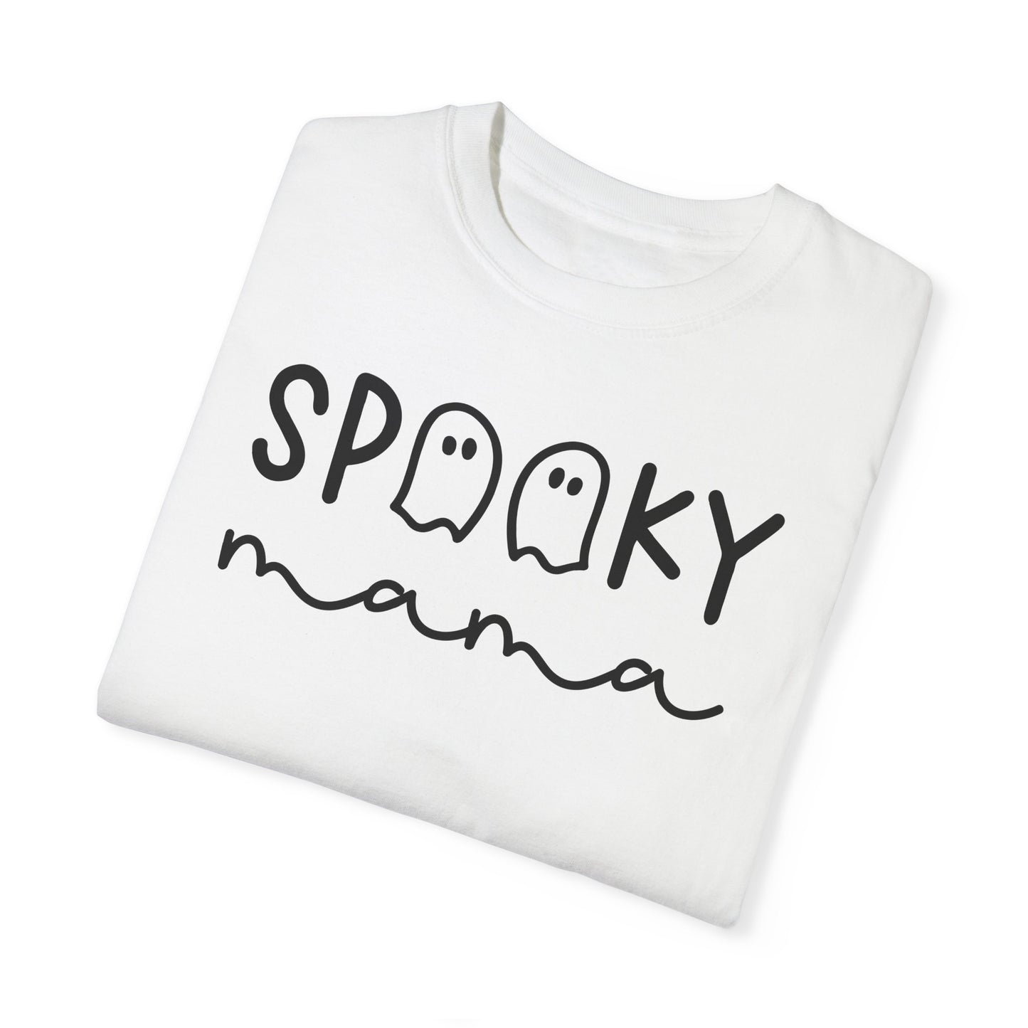 Halloween Trendy SPOOKY MAMA T-Shirt – Comfort & Style for Spooky Season