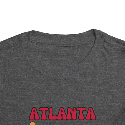 Toddler Bluey Design Atlanta Braves - Inspired T-Shirt