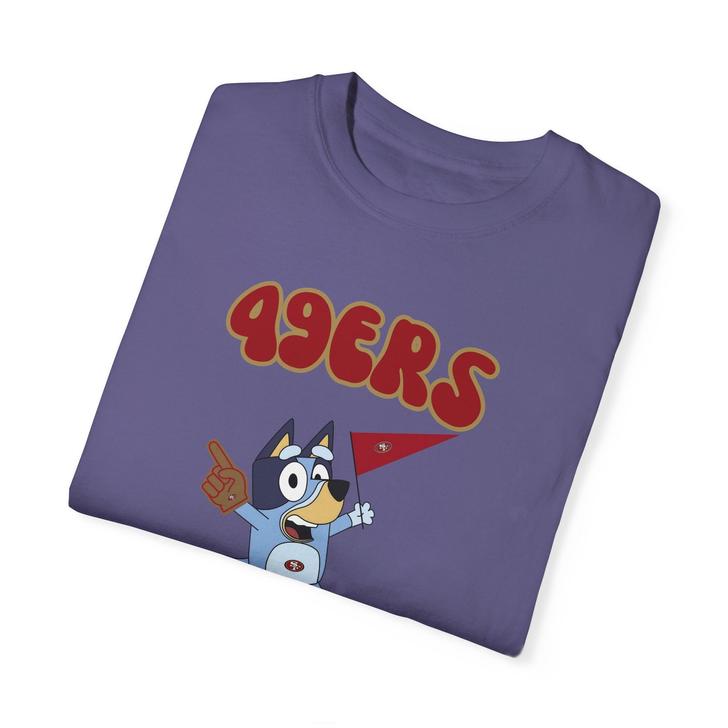 Unisex Bluey Design 49ERs Football-Inspired T-Shirt