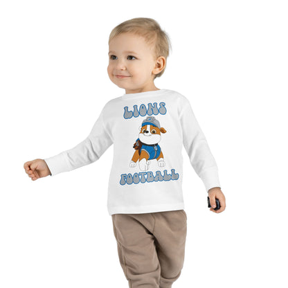 Rubble Paw Patrol Lions Football Toddler Long Sleeve Tee