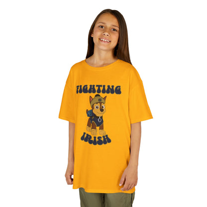 Chase Paw Patrol Fighting Irish College Football Design Youth Tee