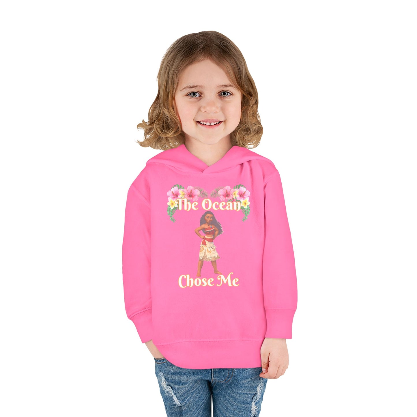 Moana Toddler Fleece Hoodie - The Ocean Chose Me