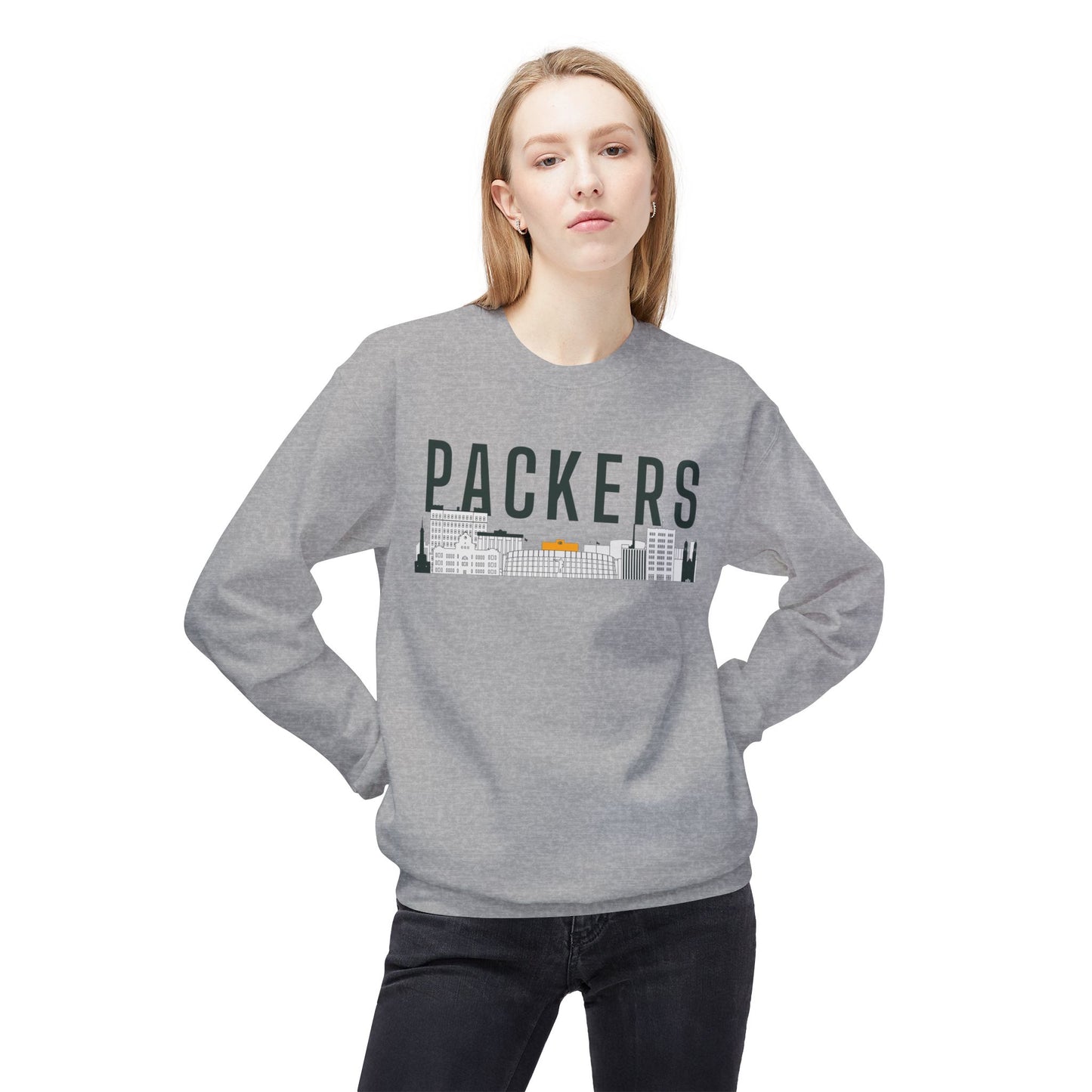 Unisex Green Bay Packers City Collection Crewneck Sweatshirt