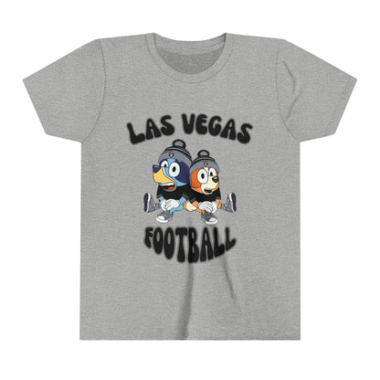 Youth Bluey & Bingo Design Raiders Football - Inspired T-Shirt