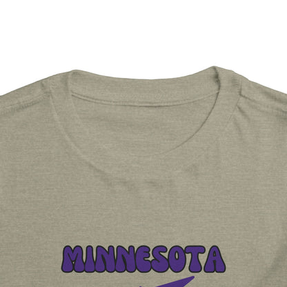 Toddler Bluey Design Minnesota Football - Inspired T-Shirt