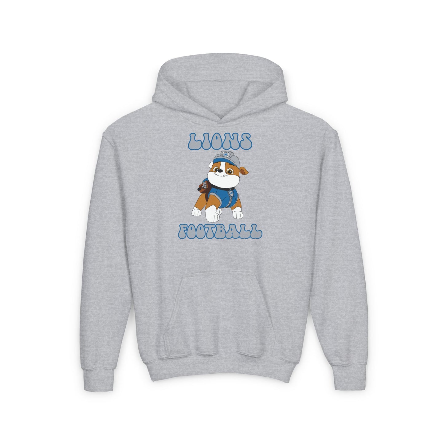 Rubble Paw Patrol Lions Football Youth Hoodie