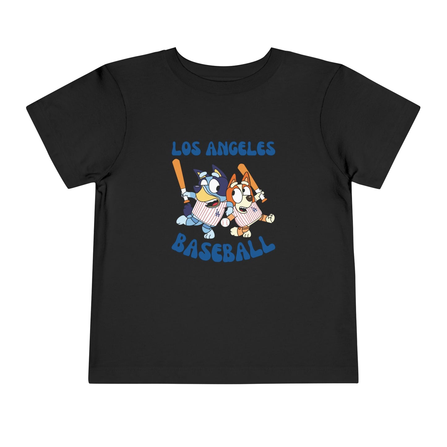 Toddler Bluey Design LA Dodgers - Inspired T-Shirt