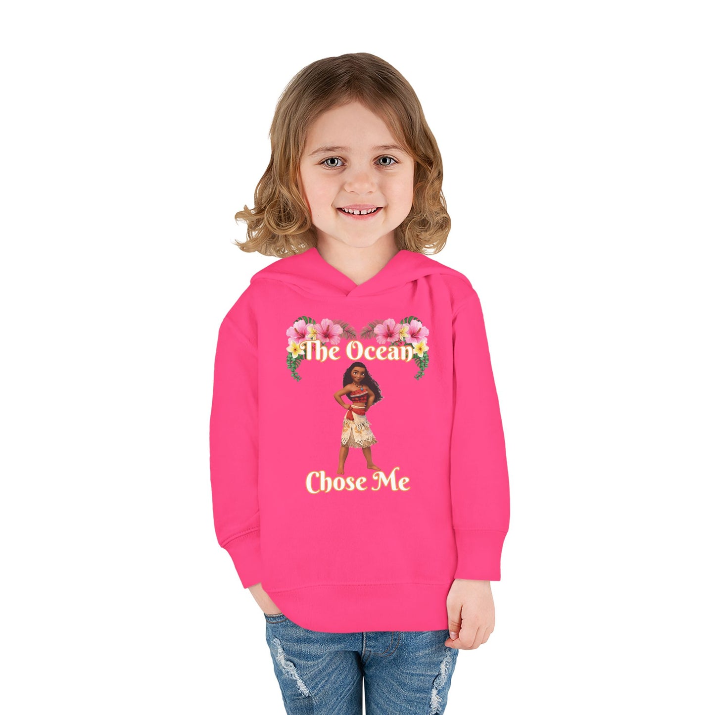 Moana Toddler Fleece Hoodie - The Ocean Chose Me