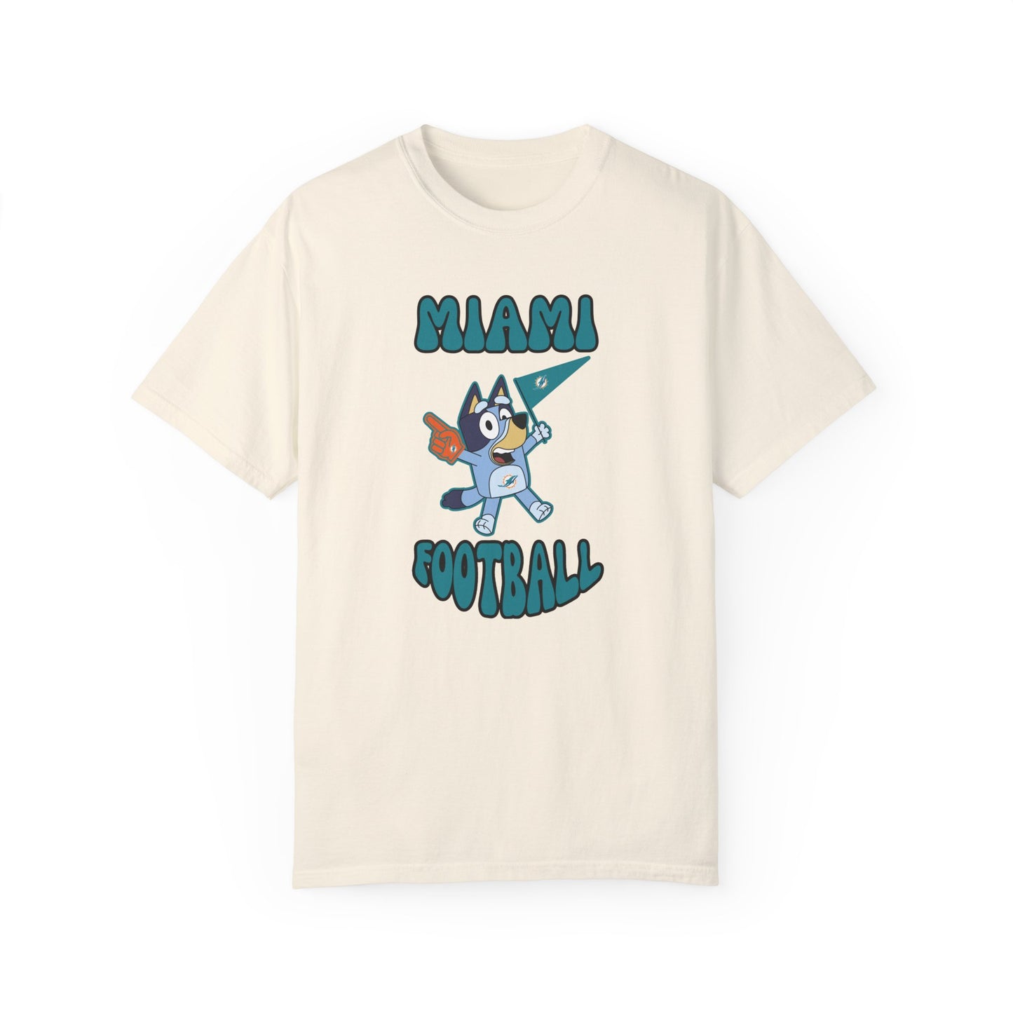 Unisex Bluey Design Miami Dolphins -Inspired T-Shirt