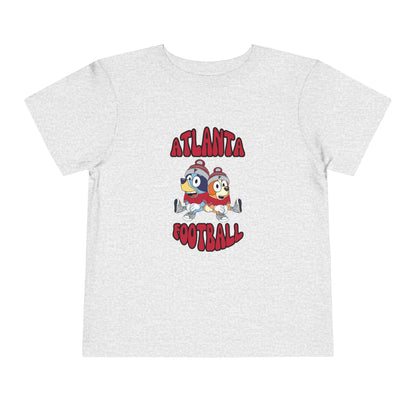 Toddler Bluey & Bingo Design Falcons Football - Inspired T-Shirt