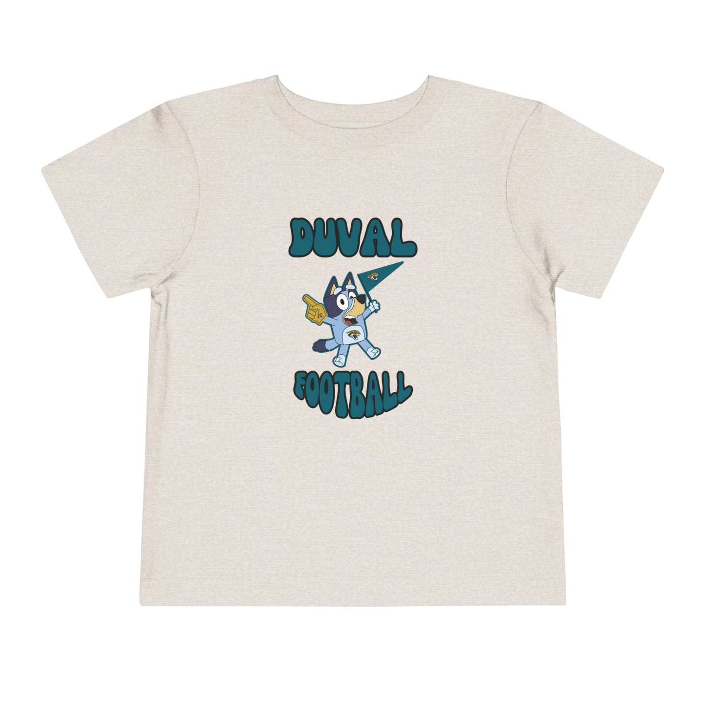 Toddler Bluey Design Jacksonville Jaguars Football -Inspired T-Shirt