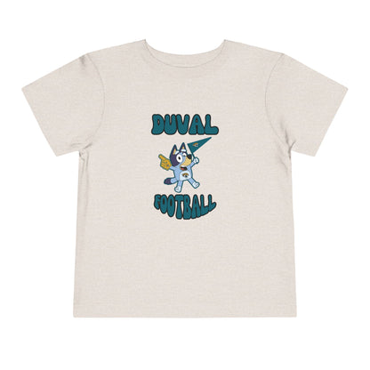 Toddler Bluey Design Jacksonville Jaguars Football -Inspired T-Shirt