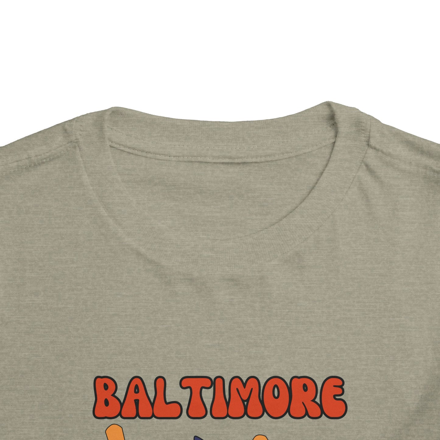 Toddler Bluey Design Baltimore Orioles - Inspired T-Shirt