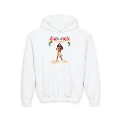 Moana Youth Hoodie - The Ocean Chose Me