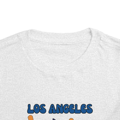 Toddler Bluey Design LA Dodgers - Inspired T-Shirt