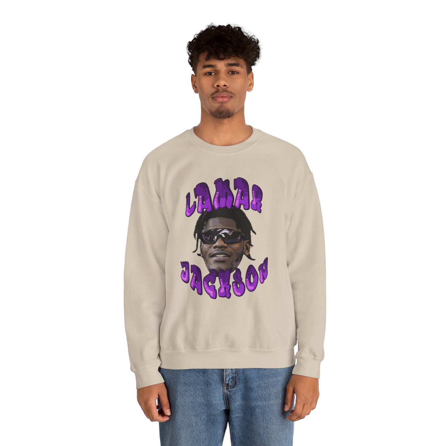 Lamar Jackson Comic Book Design Sweatshirt