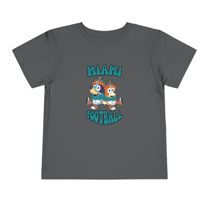 Toddler Bluey & Bingo Design Dolphins Football - Inspired T-Shirt