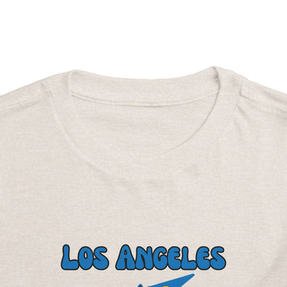 Toddler Bluey Design Las Angeles Chargers Football -Inspired T-Shirt