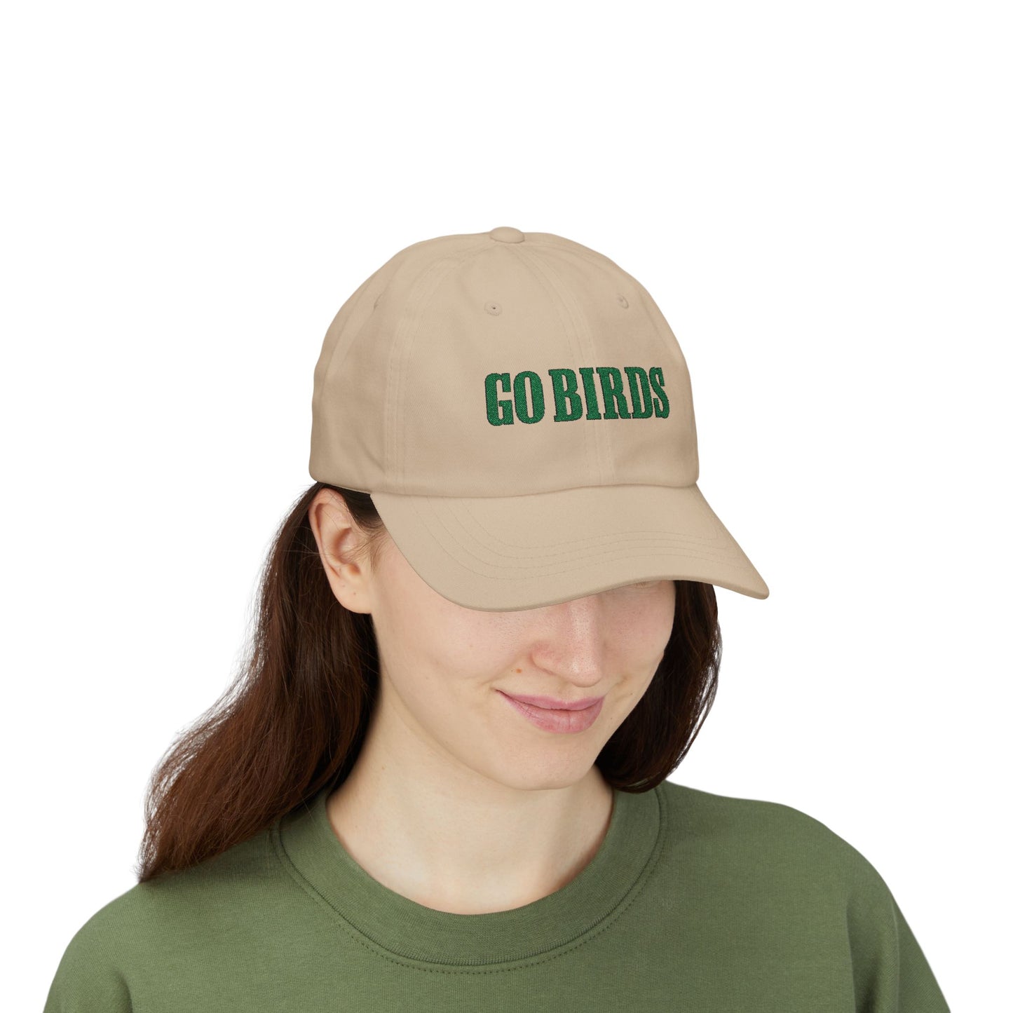 Embroidered Eagles 'Go Birds' Dad Hat