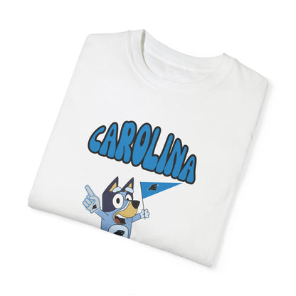 Unisex Bluey Design Carolina Panthers -Inspired T-Shirt