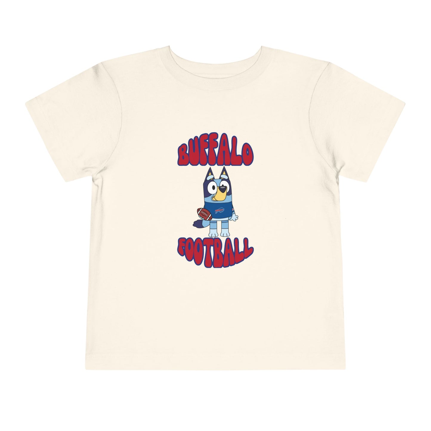 Toddler Bluey Design Buffalo Bills Football - Inspired T-Shirt