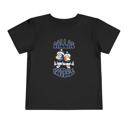 Toddler Bluey & Bingo Design Dallas Football - Inspired T-Shirt