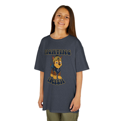 Chase Paw Patrol Fighting Irish College Football Design Youth Tee