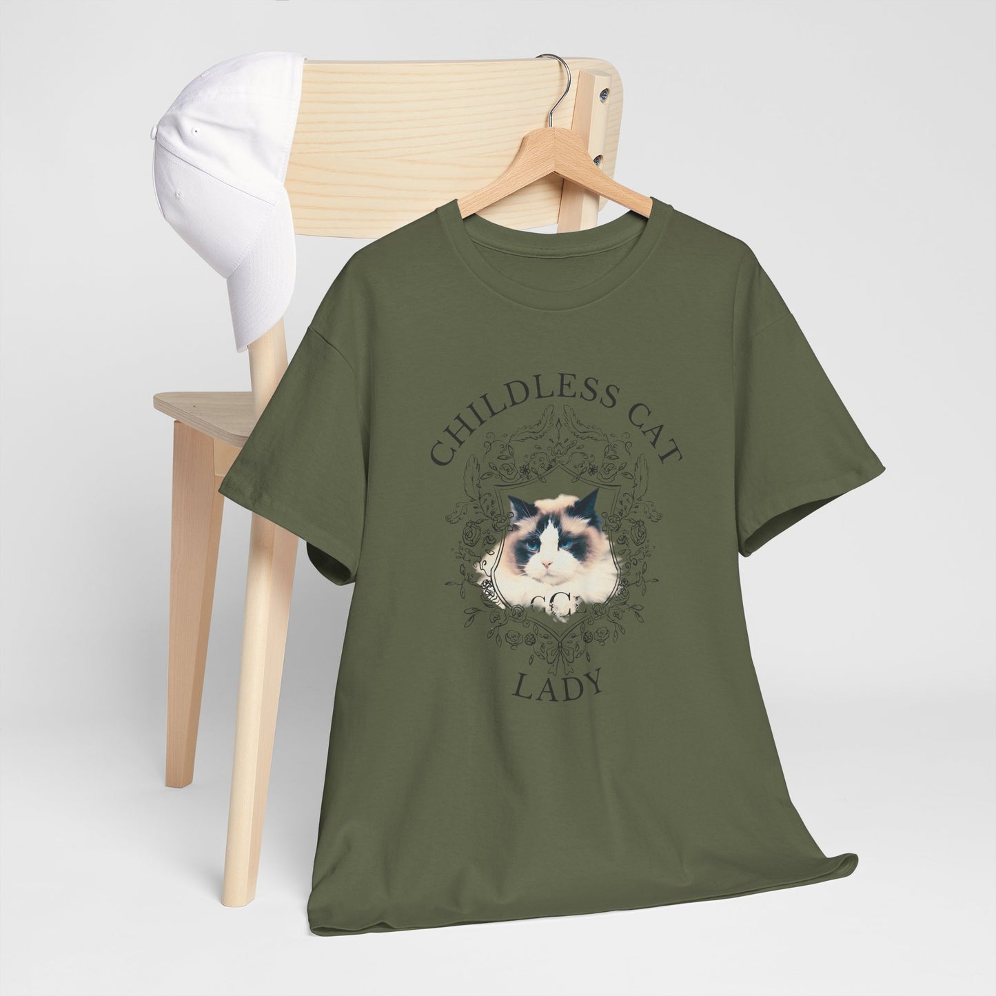 Unisex Childless Cat Lady T-Shirt