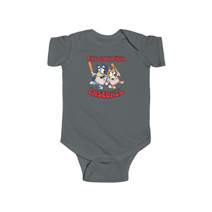 Infant Bluey Design Philadelphia Phillies - Inspired Bodysuit