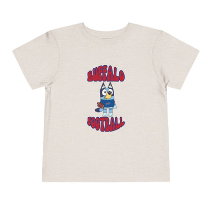 Toddler Bluey Design Buffalo Bills Football - Inspired T-Shirt