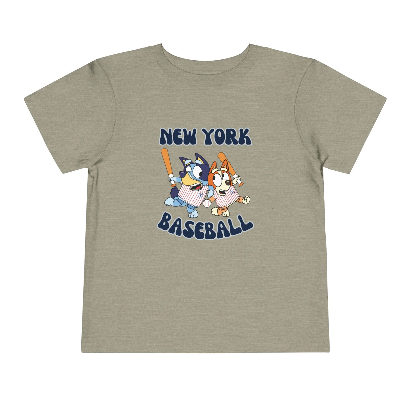 Toddler Bluey Design NY Yankees - Inspired T-Shirt