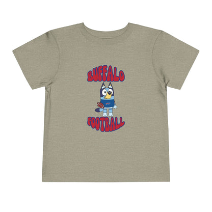 Toddler Bluey Design Buffalo Bills Football - Inspired T-Shirt