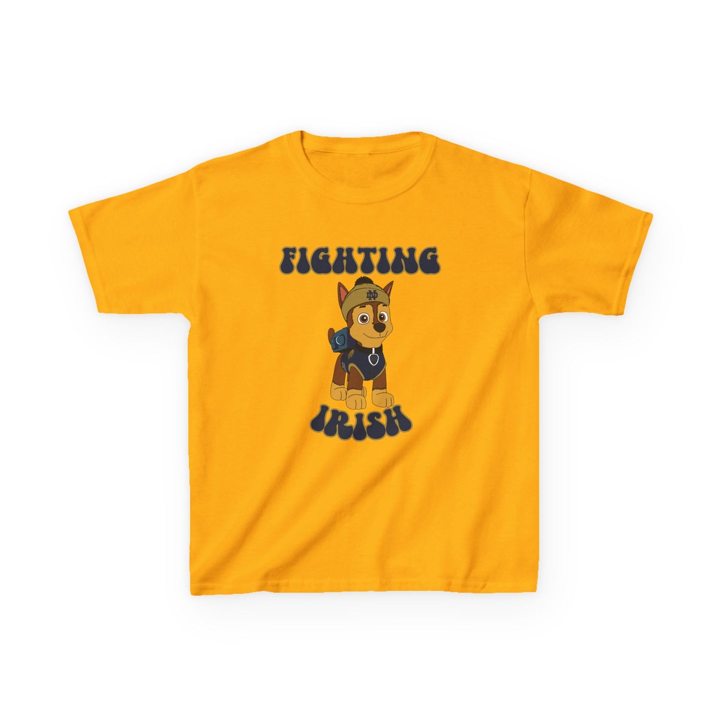 Chase Paw Patrol Fighting Irish College Football Design Youth Tee